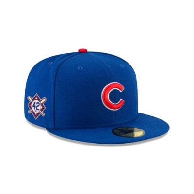 Chicago Cubs Gorra | New Era MLB Jackie Robinson Day 59fifty Fitted Cap Mexico - Azules